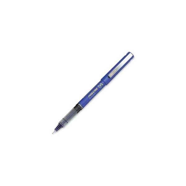 Pilot Pilot Precise V5 Rollerball Pen, Non-Refillable, Extra Fine, 0.5mm, Purple Ink, Dozen 25106 - main